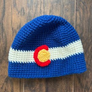 Colorado Flag Homemade Beanie
